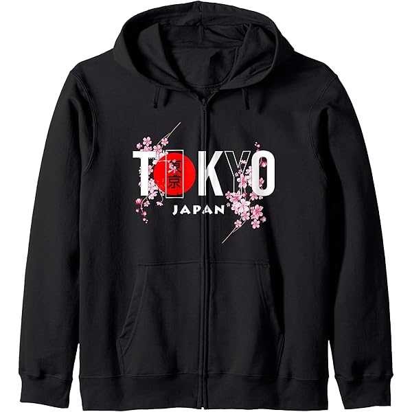 Amazon.com: Tokyo Japan Zip Hoodie : Clothing, Shoes & Jewelry